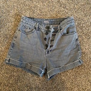 Grey BDG High Waisted Shorts
